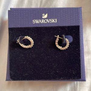 Swarovski Vittore Mini Hoop Pierced Earrings